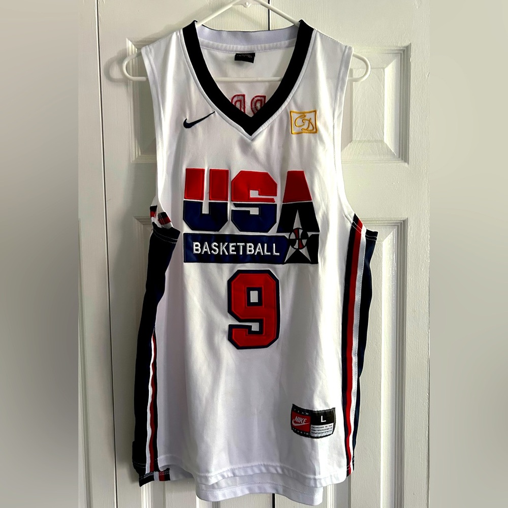 Michael Jordan Nike NBA Dream Team Olympics jersey.